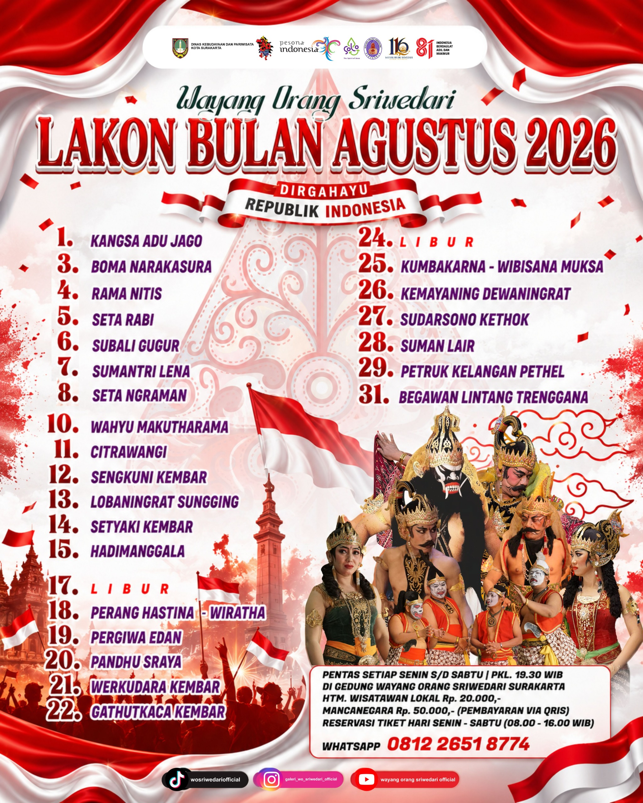 Flyer Jadwal Bulanan